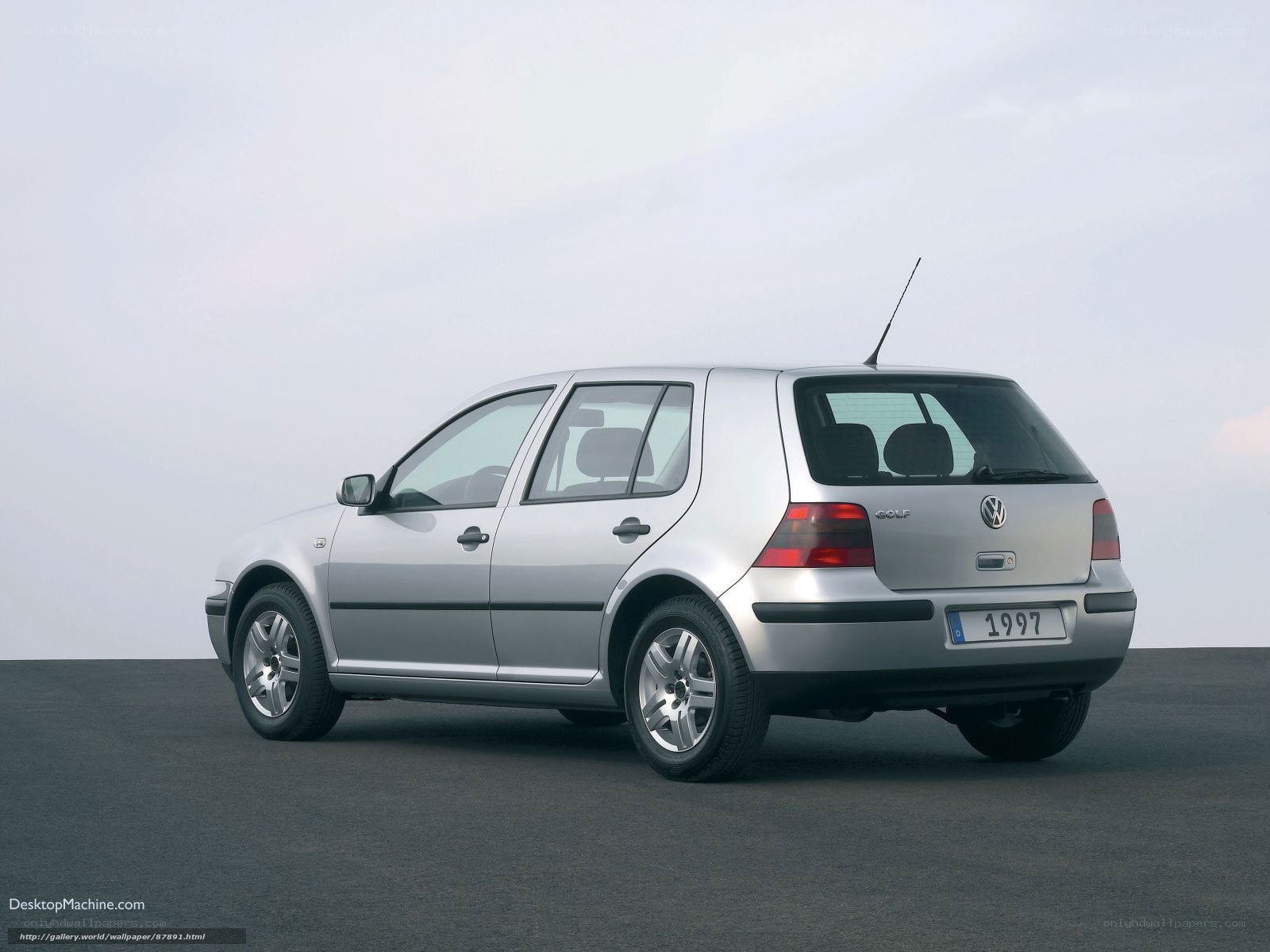 silver volkswagen golf hatchback