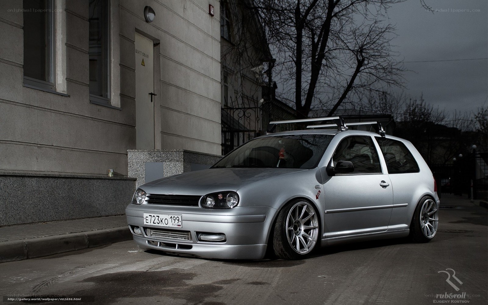 silver volkswagen golf mk4