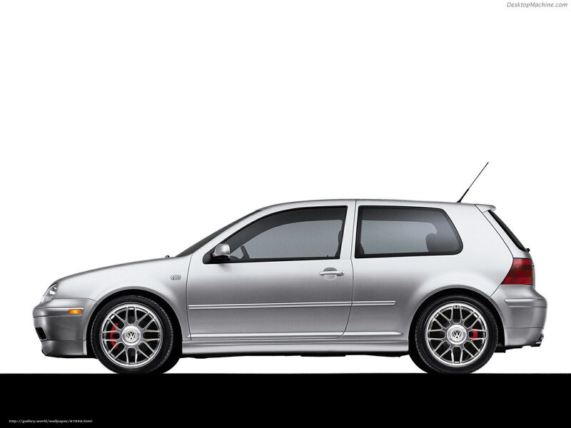Silver Volkswagen Golf — Neutral, Photograph