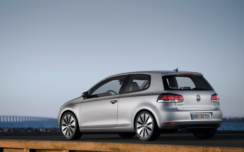 Silver Volkswagen Golf — Serene, Afternoon
