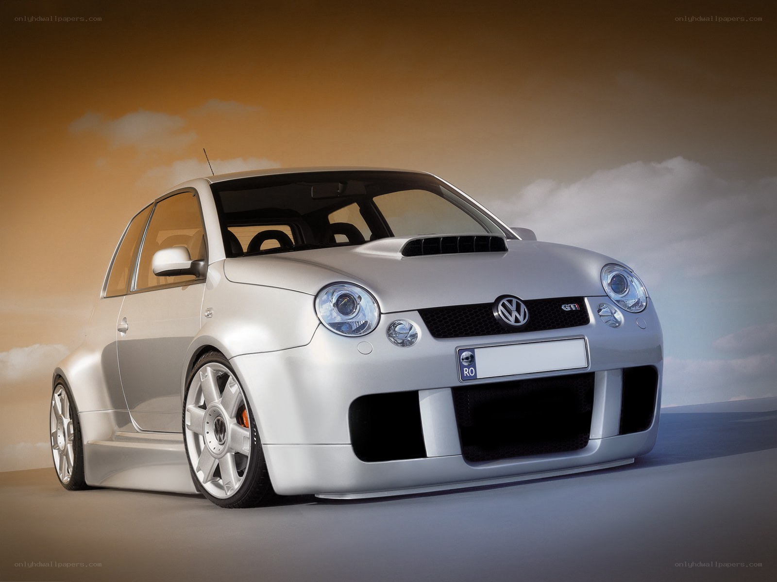 Silver Volkswagen GTI Concept