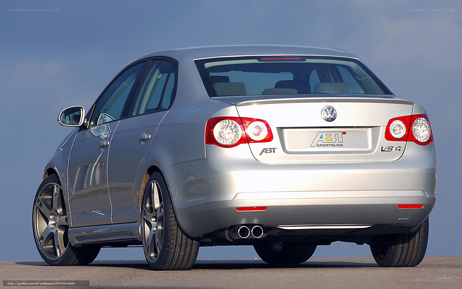 silver volkswagen jetta abt