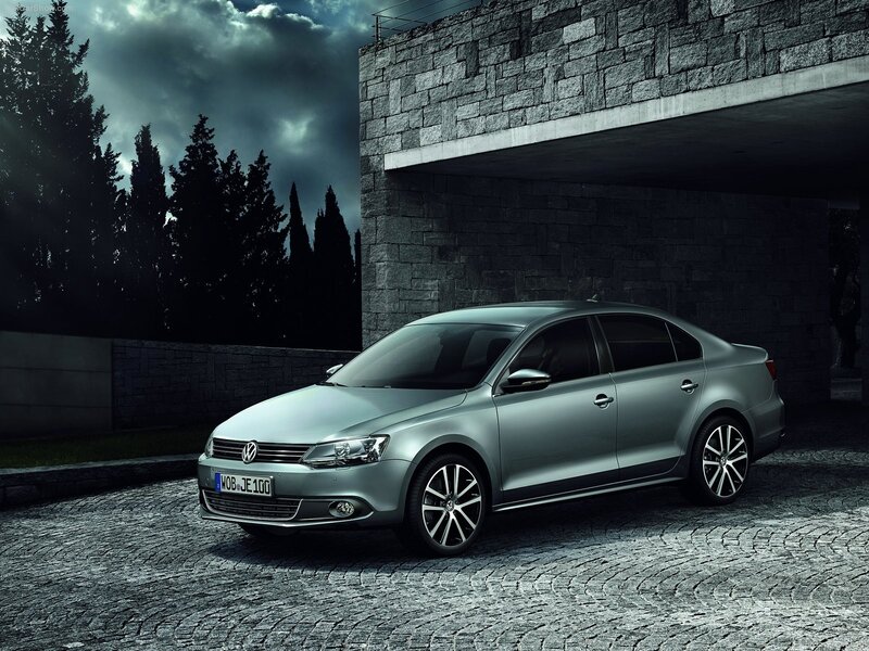 Silver Volkswagen Jetta — Gray, Dramatic