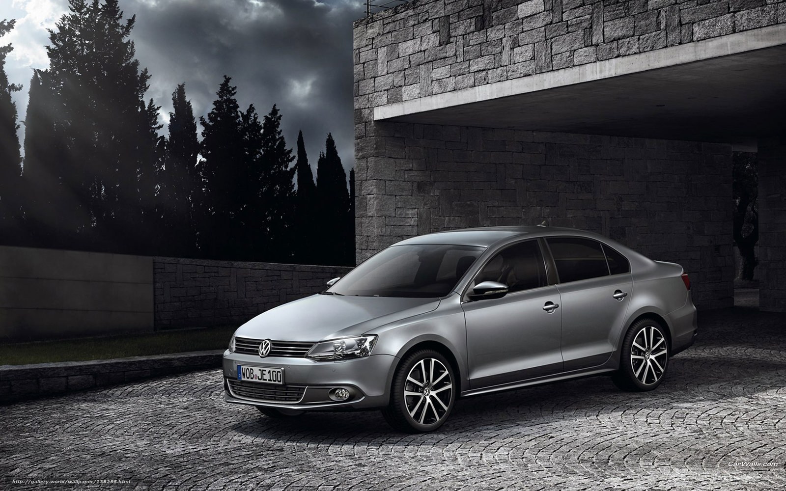 Silver Volkswagen Jetta sedan