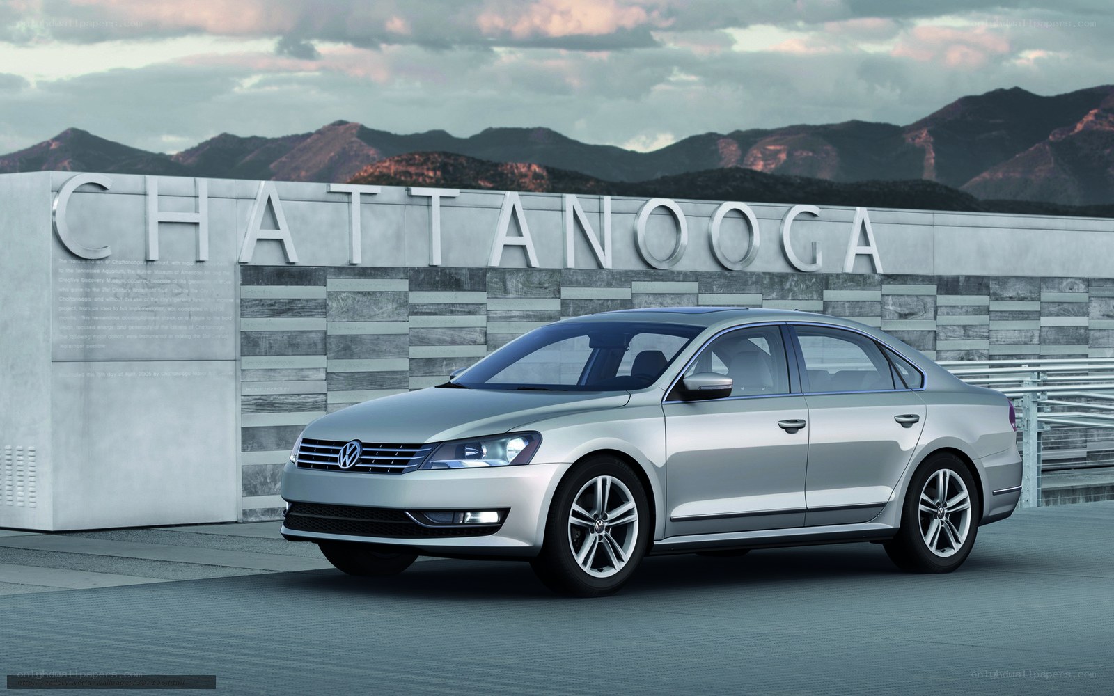 Silver Volkswagen Passat in Chattanooga