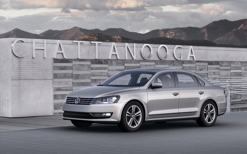 Silver Volkswagen Passat in Chattanooga
