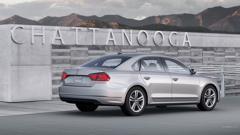 Silver Volkswagen Passat in Chattanooga