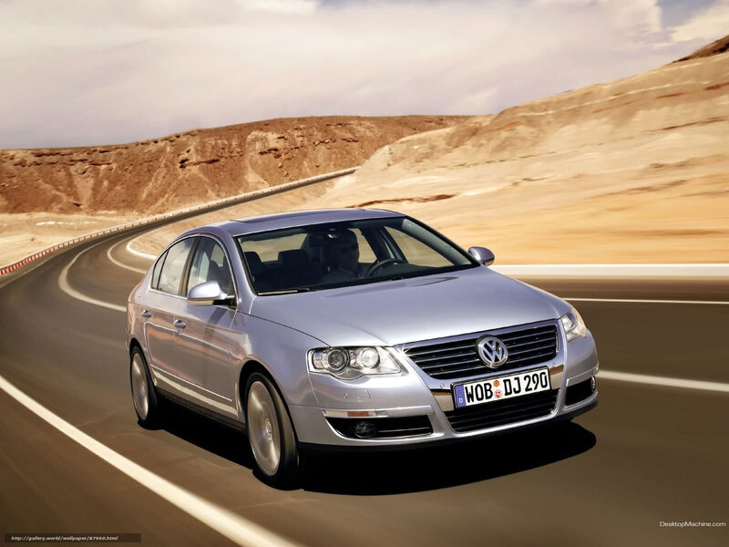 silver volkswagen passat on desert road