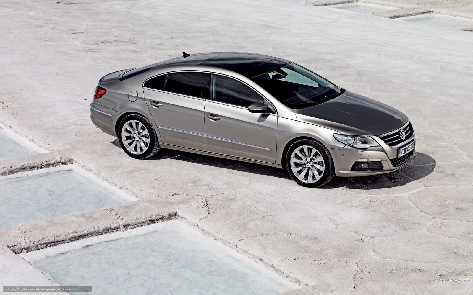 silver volkswagen passat