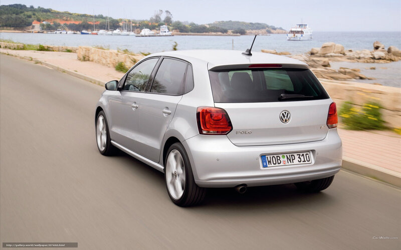 Silver Volkswagen Polo — Serene