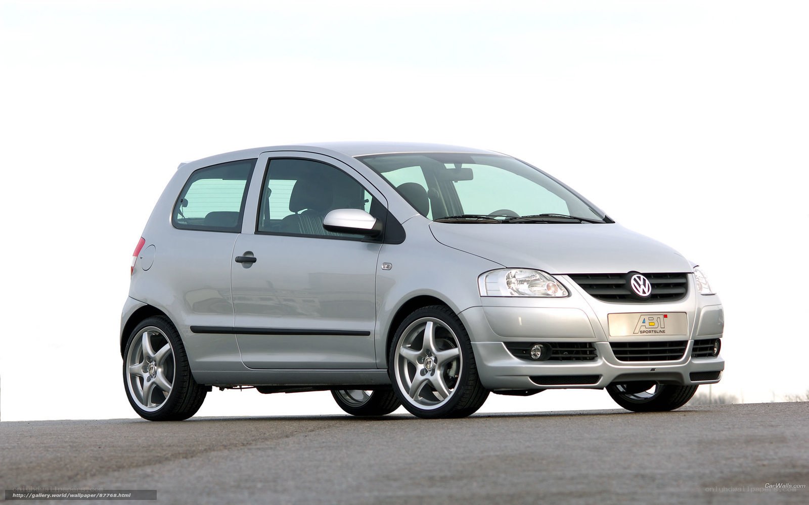 silver volkswagen polo