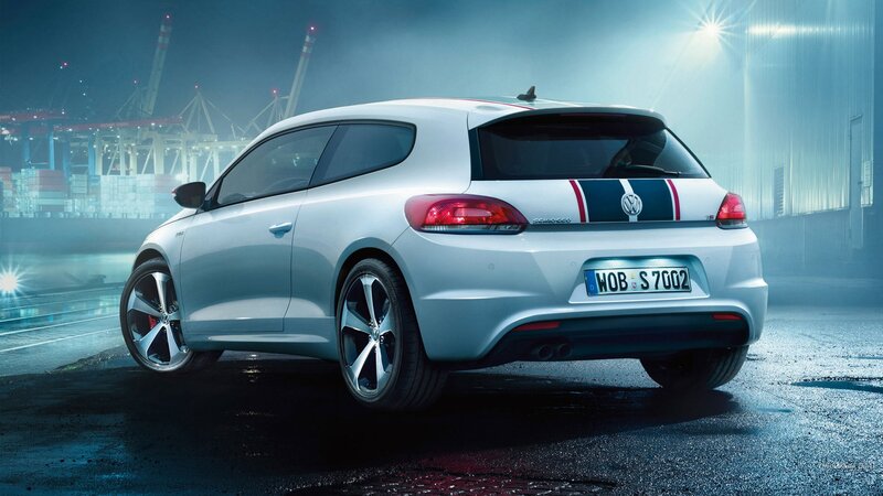Silver Volkswagen Scirocco