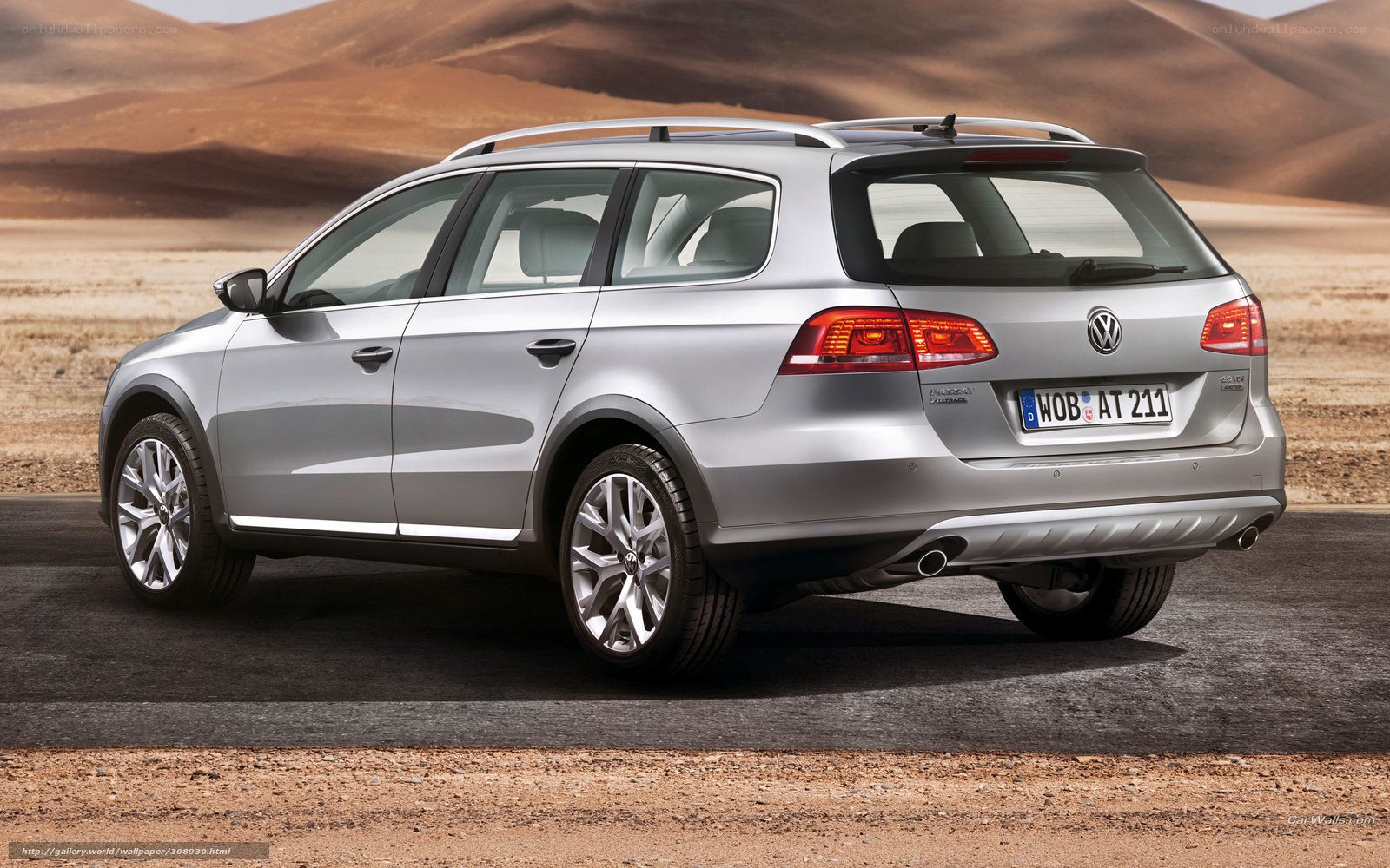 silver volkswagen station wagon