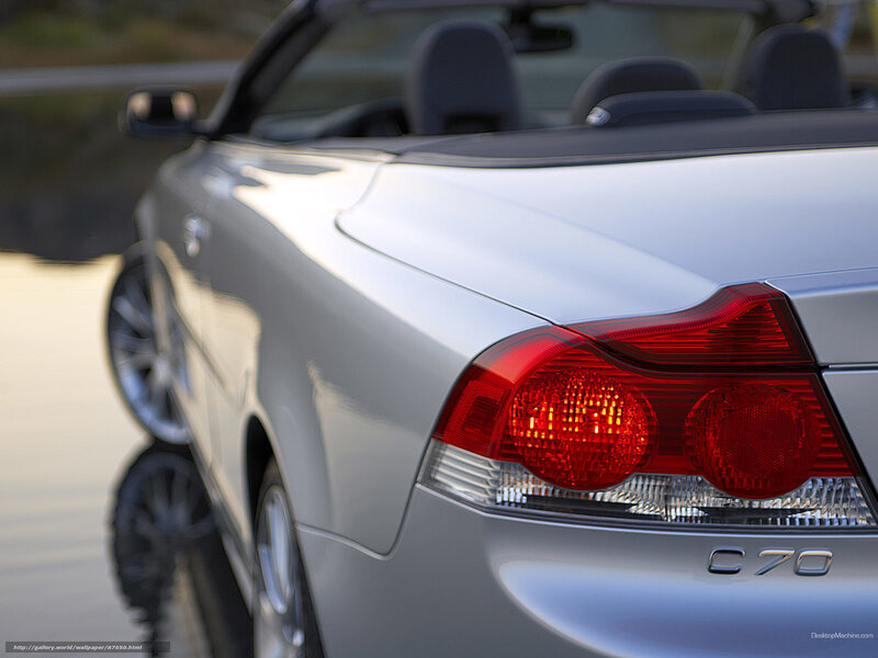 Silver Volvo C70 Convertible — Calm