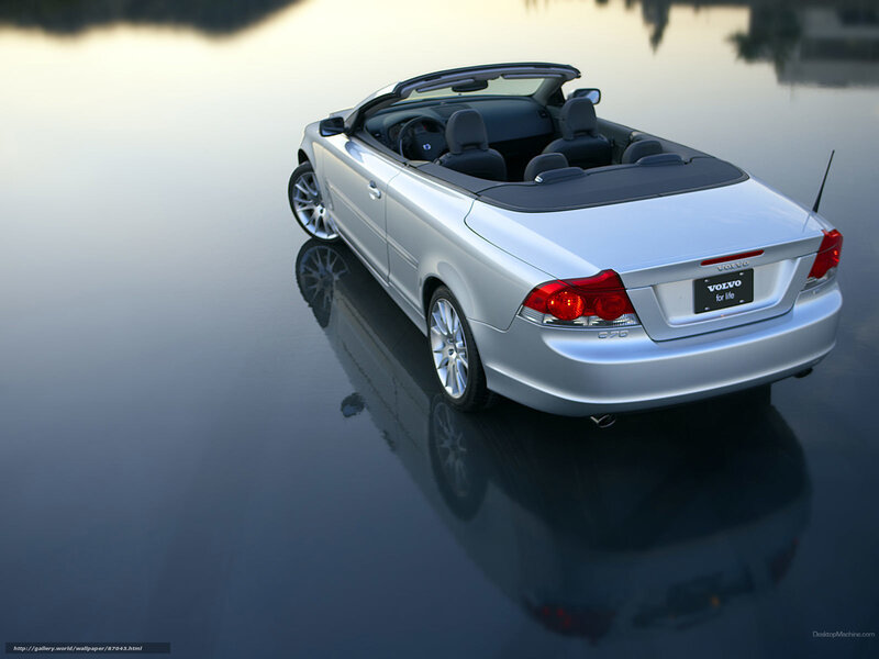 Silver Volvo C70 Convertible — Serene
