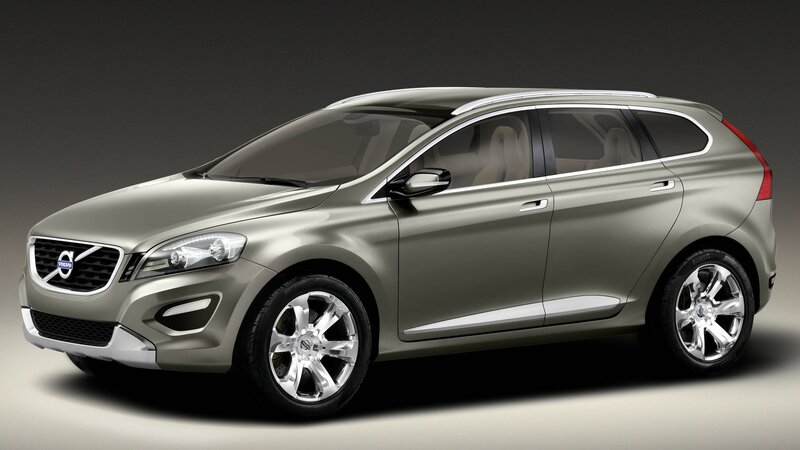 Silver Volvo Concept Car — Dramatic, Photograph, Wheels, Windows