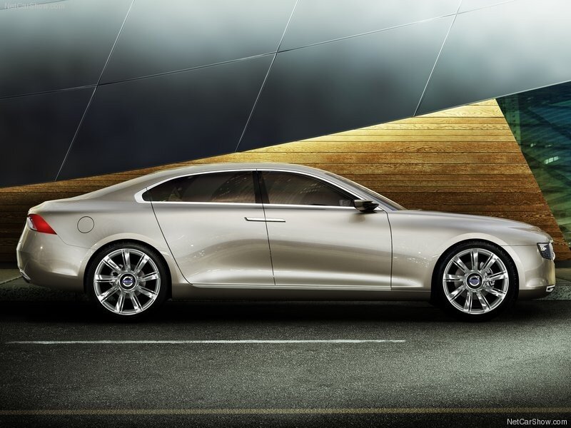 silver volvo concept car