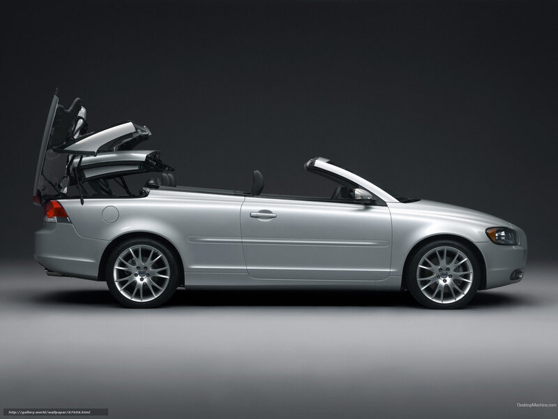silver volvo convertible