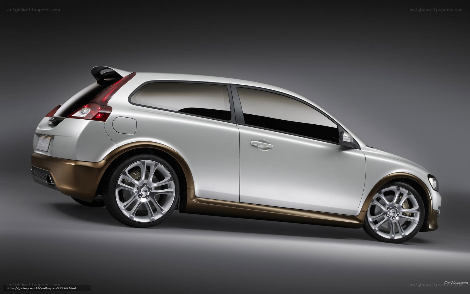 silver volvo hatchback car