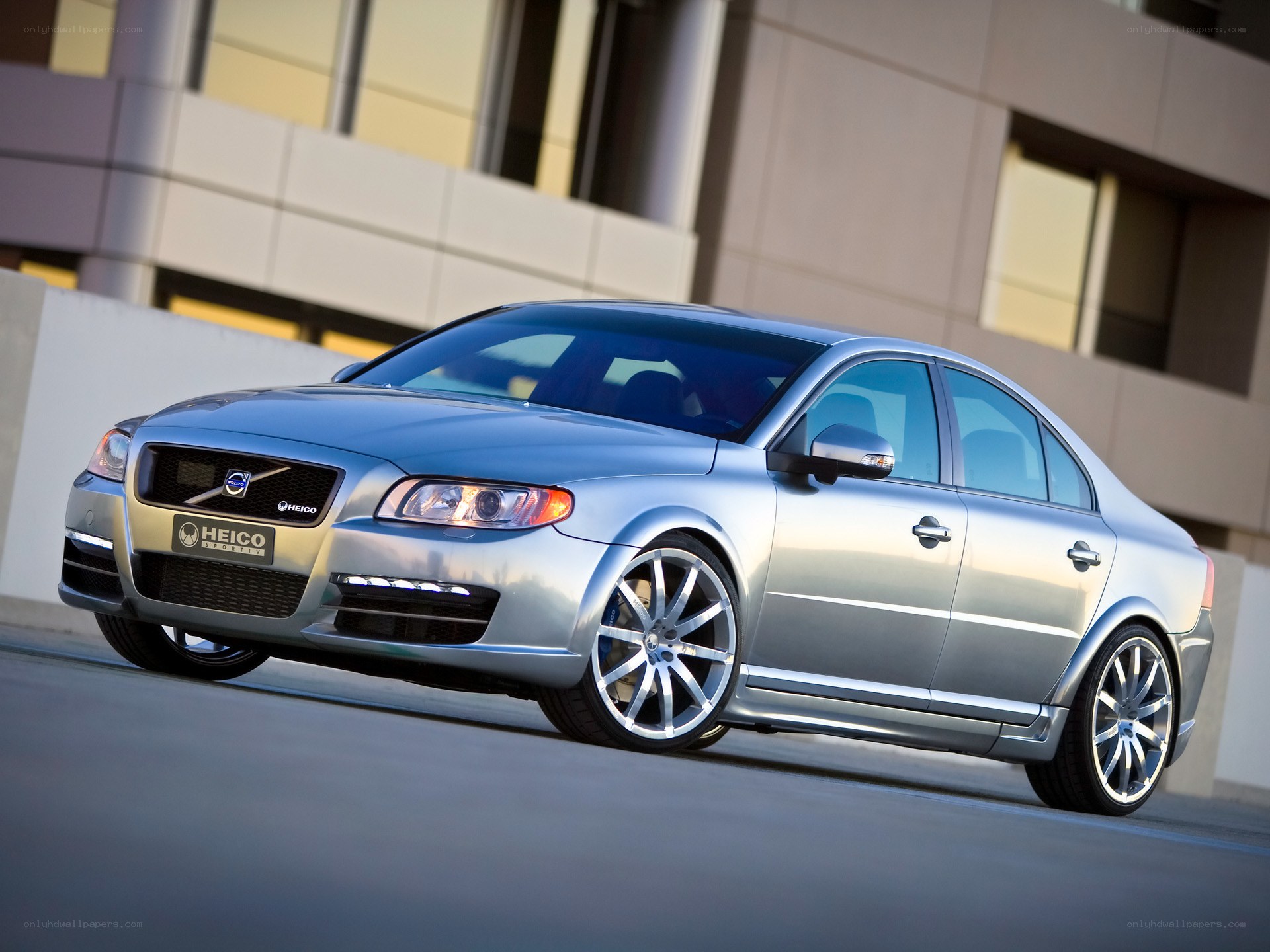 silver volvo sedan