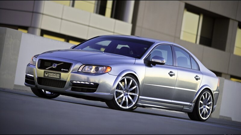 Silver Volvo Sedan — Dramatic, Afternoon