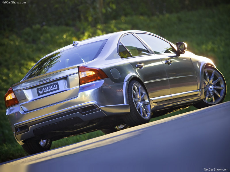 Silver Volvo Sedan — Dramatic, Sunset, Photograph