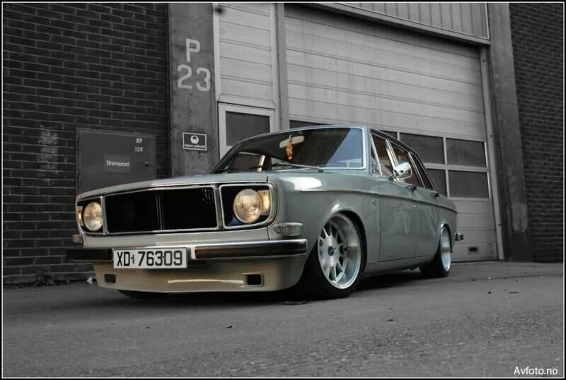Silver Volvo Sedan — Gray