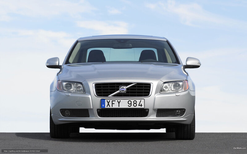 Silver Volvo Sedan — Neutral