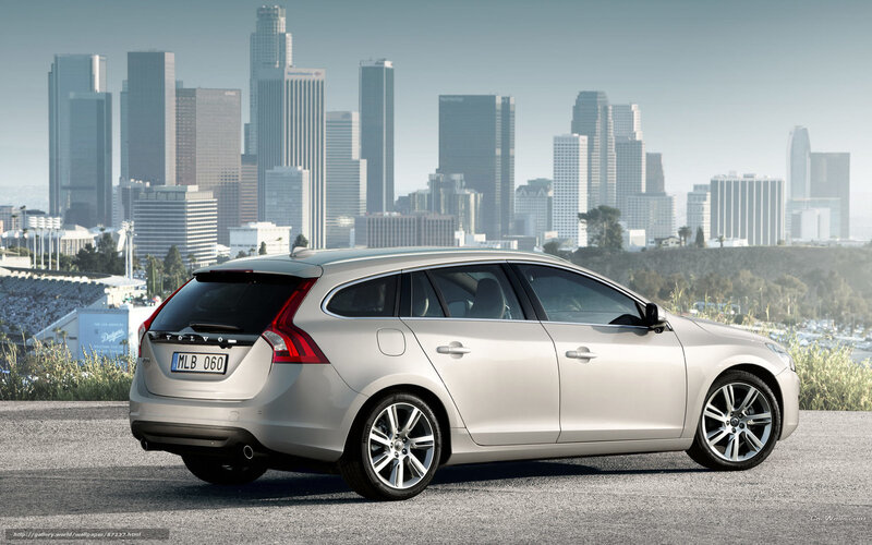 Silver Volvo Station Wagon — Calm