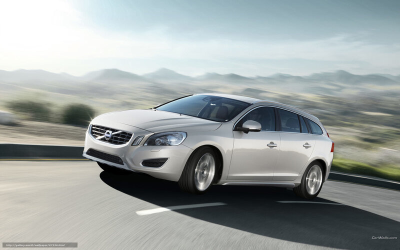 Silver Volvo Station Wagon — Dynamic