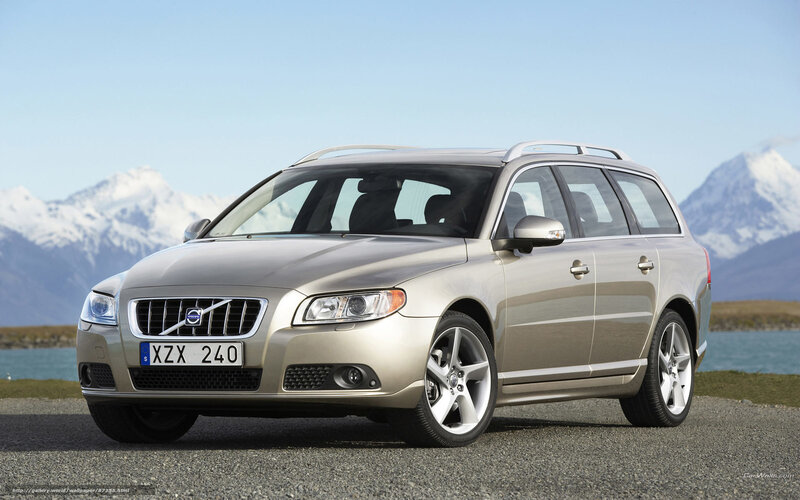 Silver Volvo Station Wagon — Serene