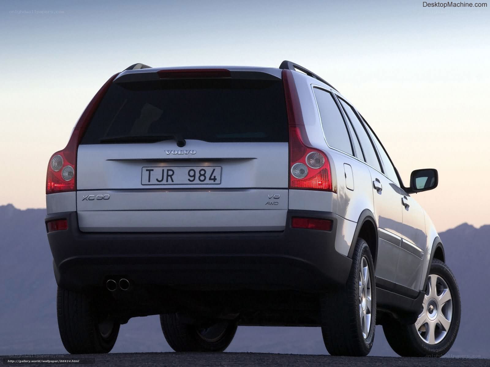 silver volvo xc90 suv