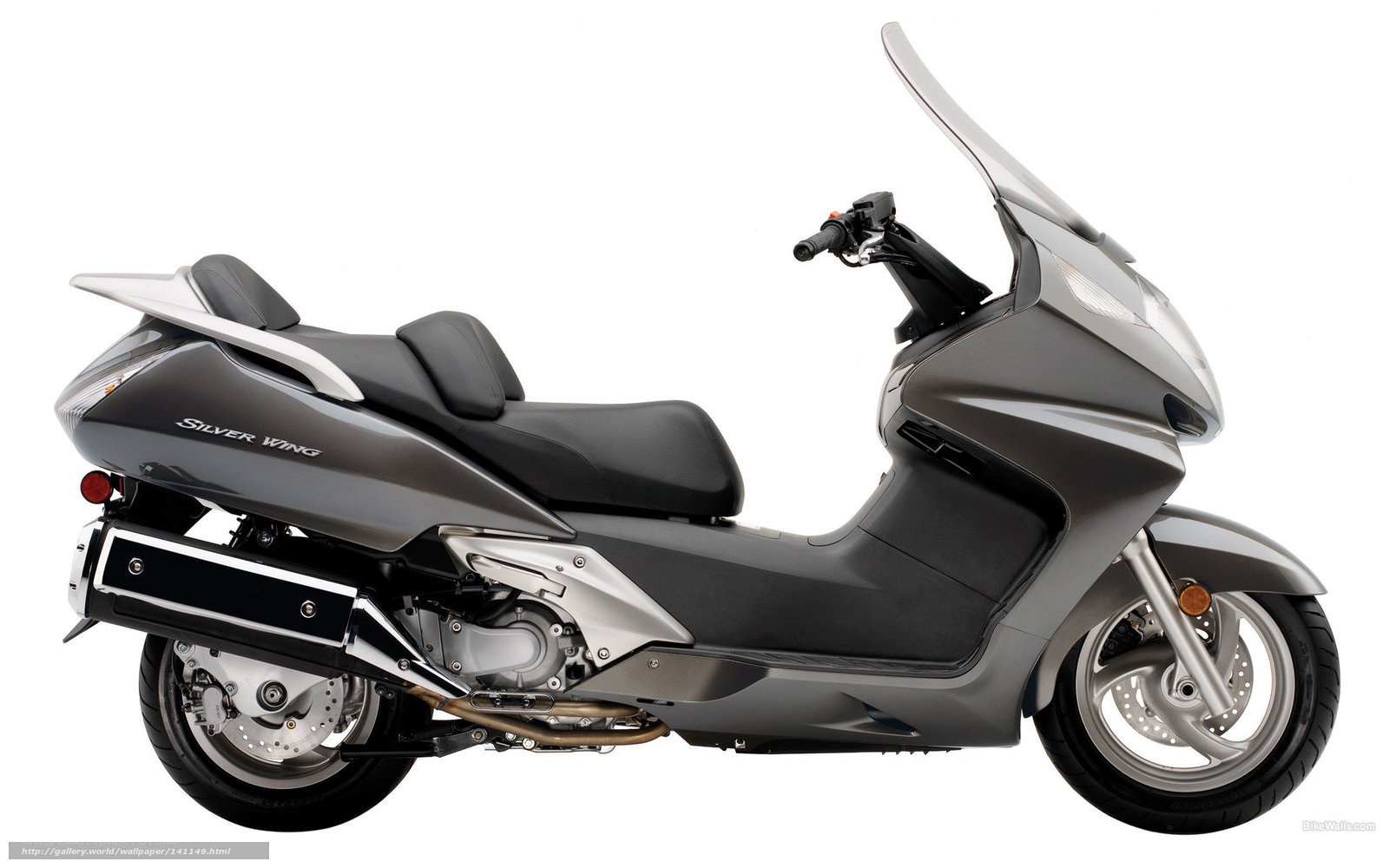 Silver Wing scooter side view