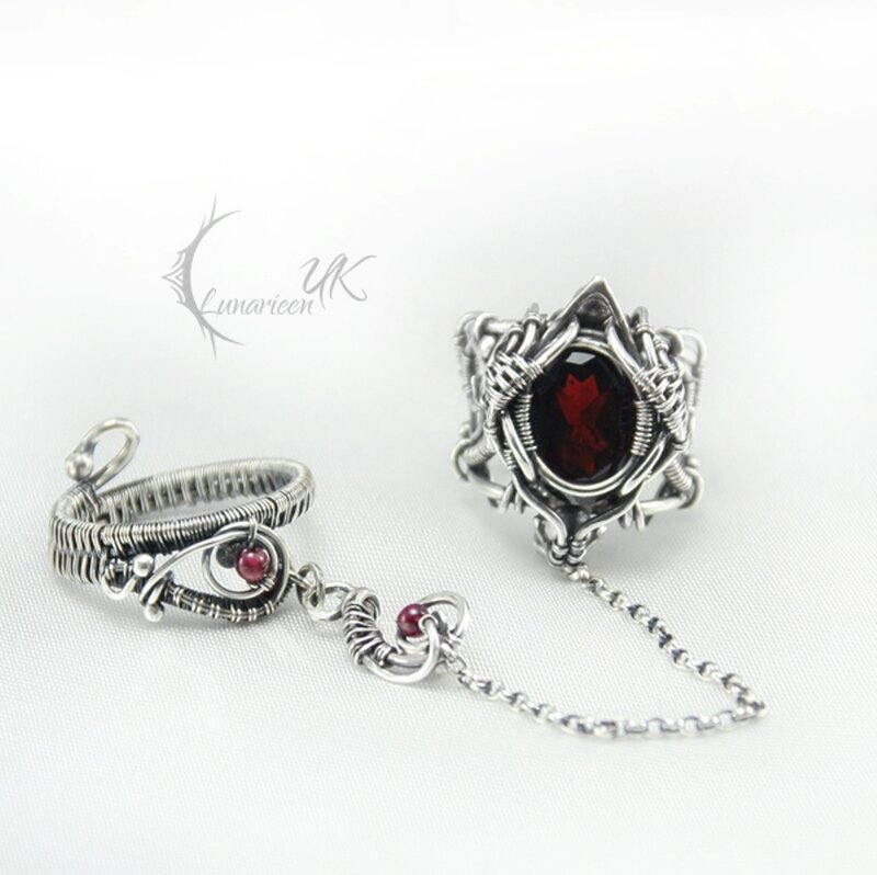 Silver Wire-wrapped Rings