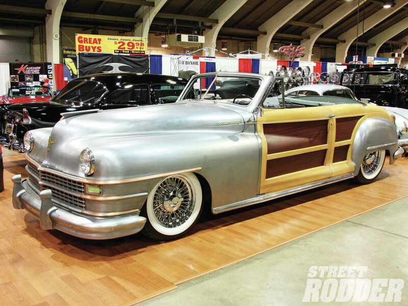 Silver Woodie Convertible