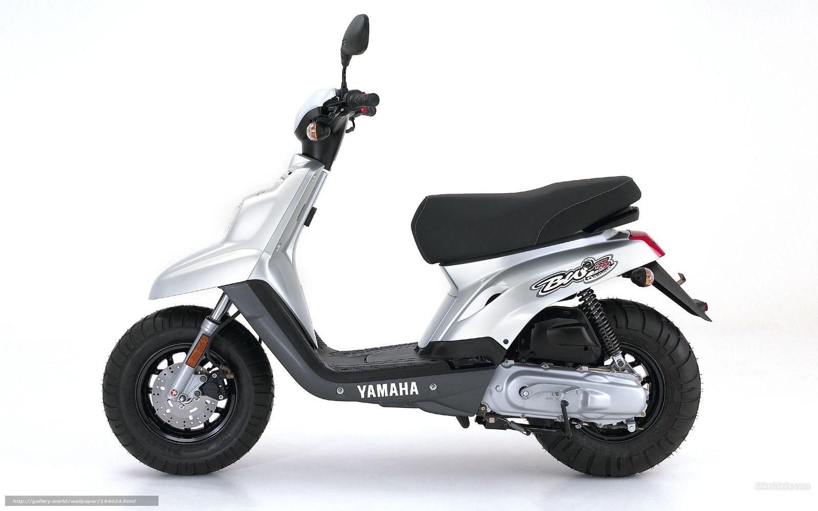 Silver Yamaha B10 scooter