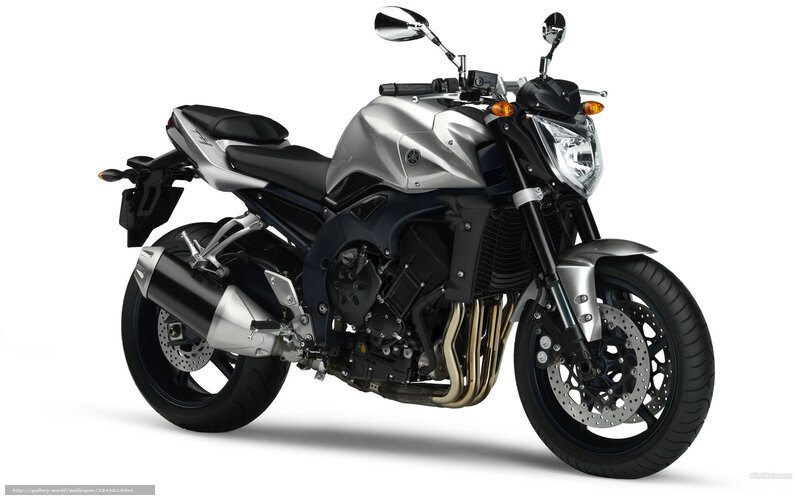 silver Yamaha motorcycle