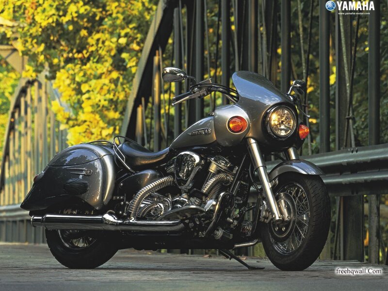 Silver Yamaha Motorcycle — Gray