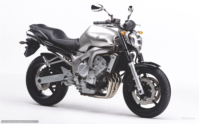 Silver Yamaha Motorcycle — Neutral, Photograph, Seat, Engine, Headlight