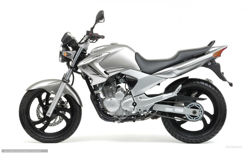 Silver Yamaha Motorcycle — Neutral, Photograph