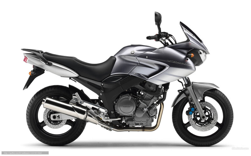 silver Yamaha motorcycle