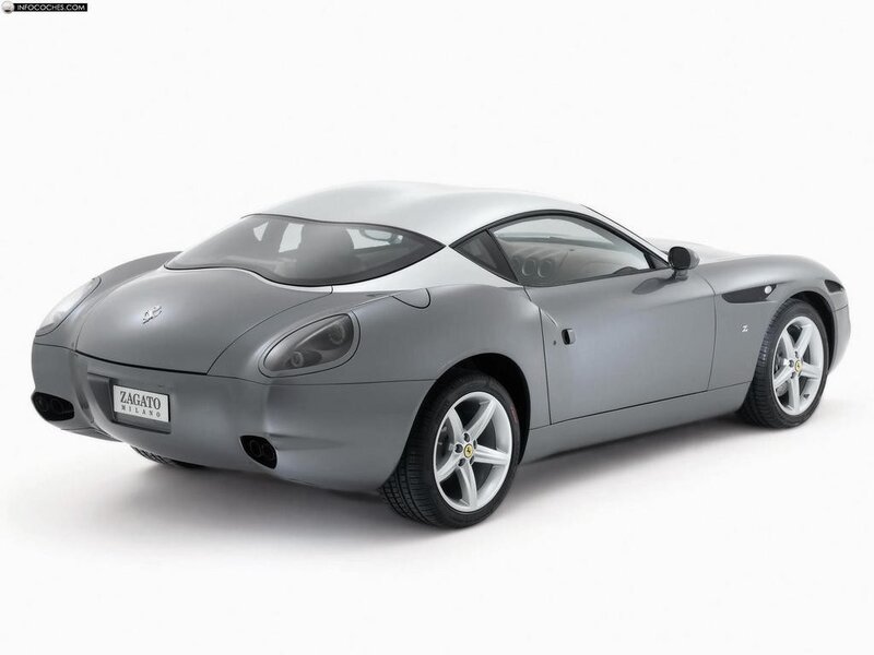 silver Zagato sports car