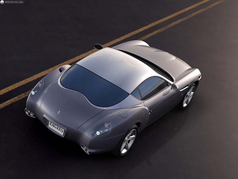 Silver Zagato sports car