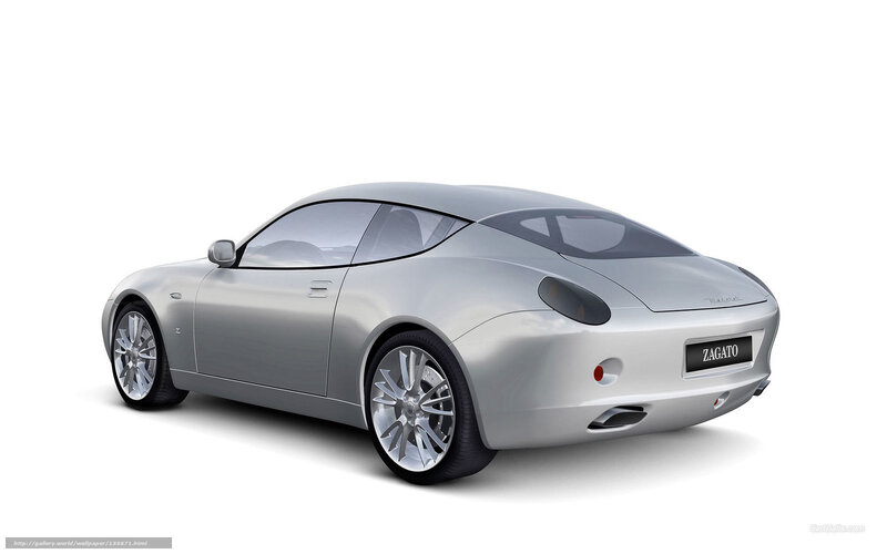 Silver Zagato Sports Car — Neutral