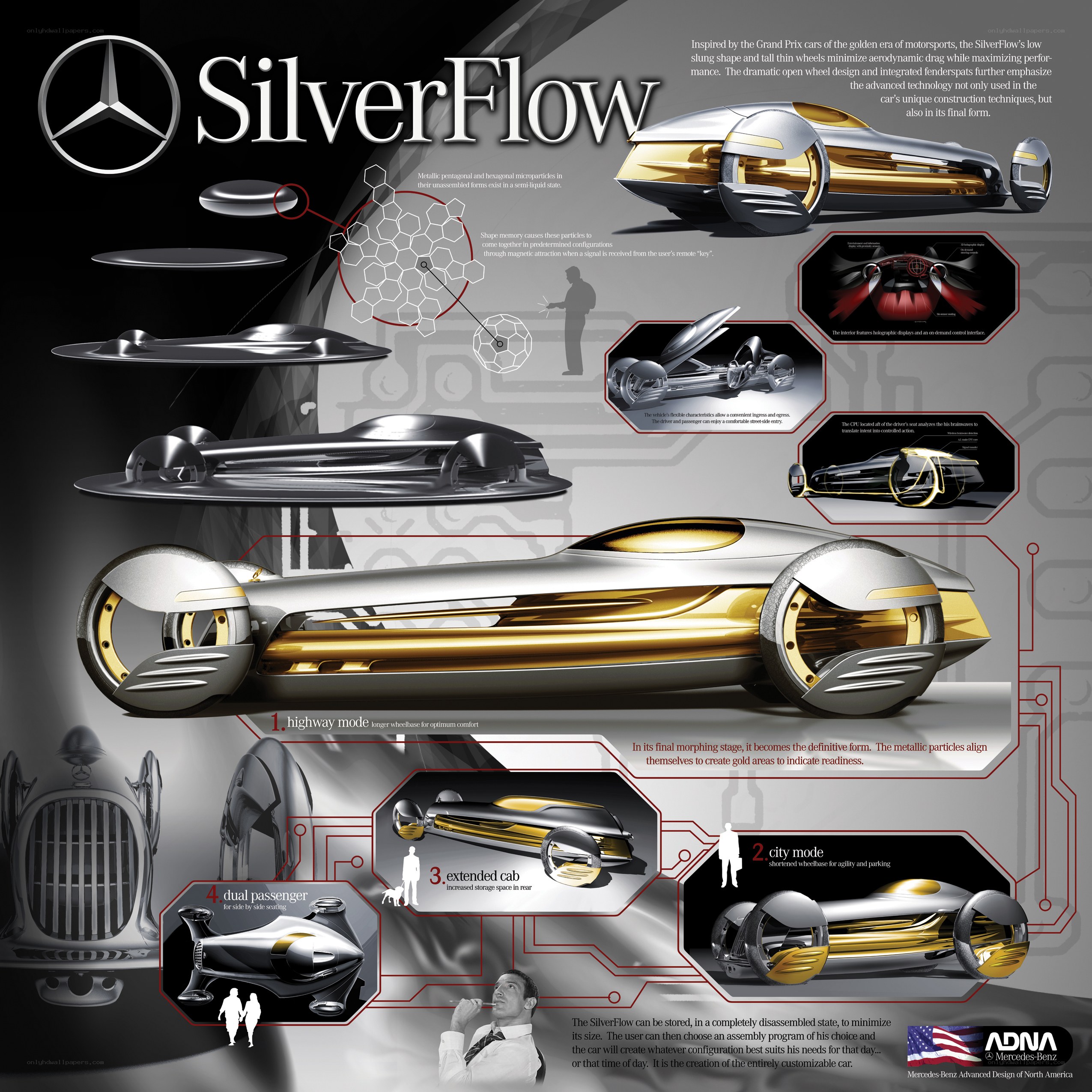 SilverFlow concept car design