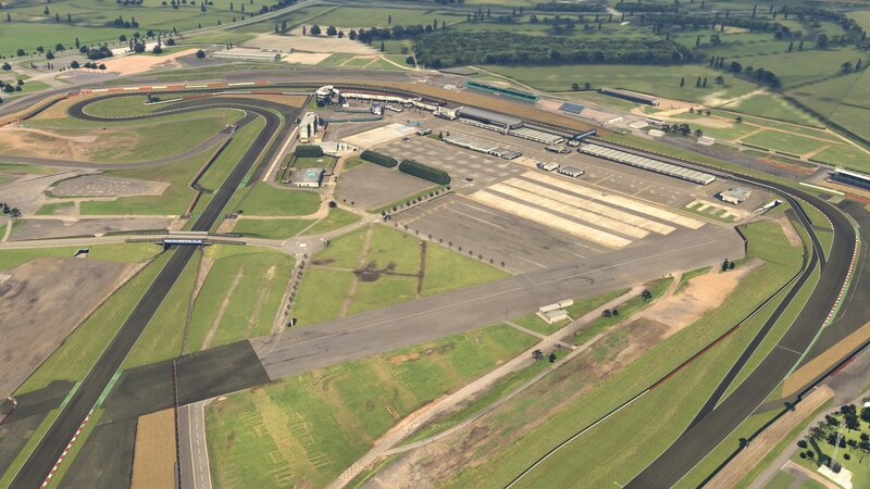 Silverstone Circuit aerial view