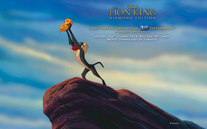 Simba and Rafiki on Rock