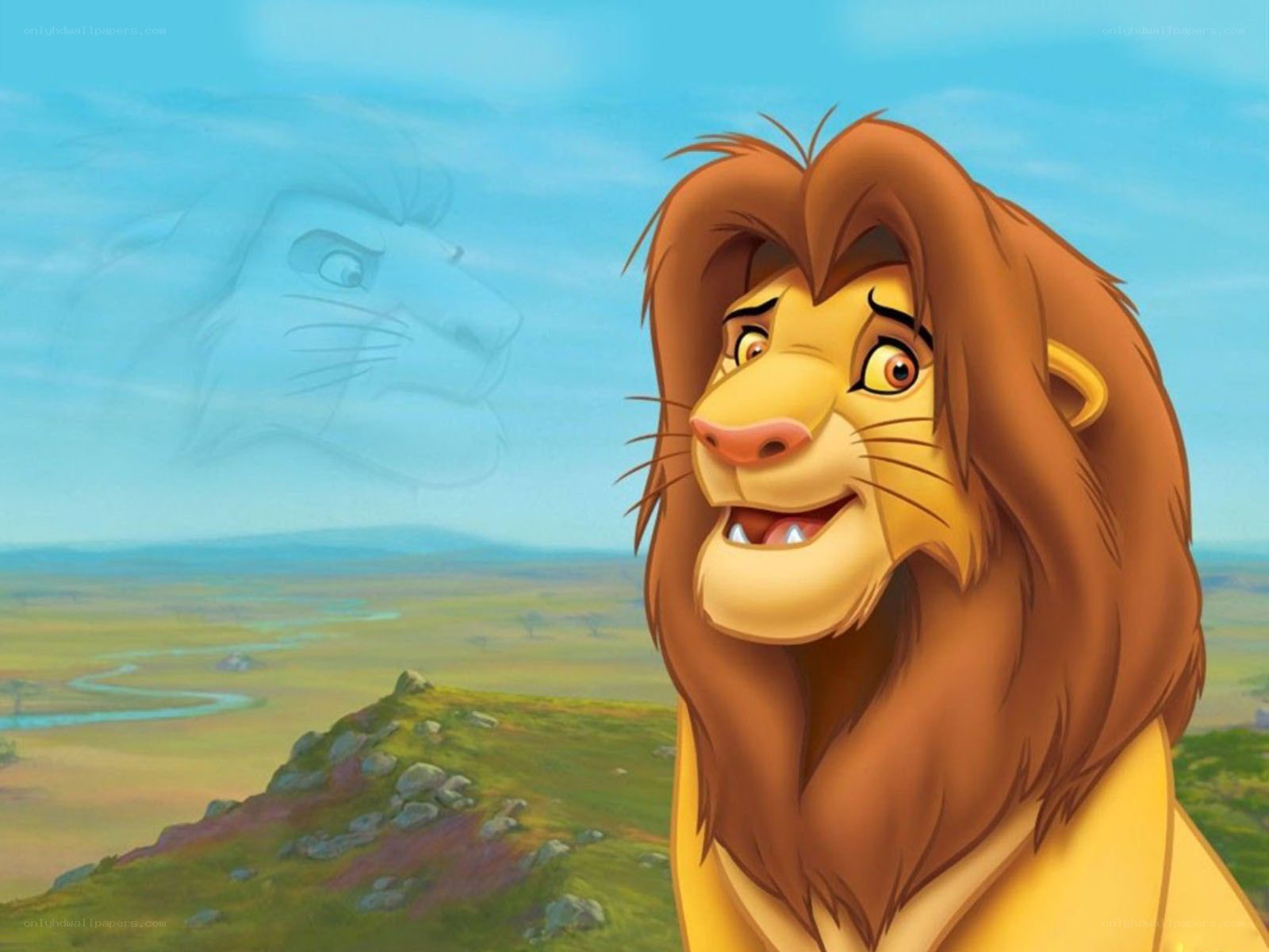 Simba on Pride Rock