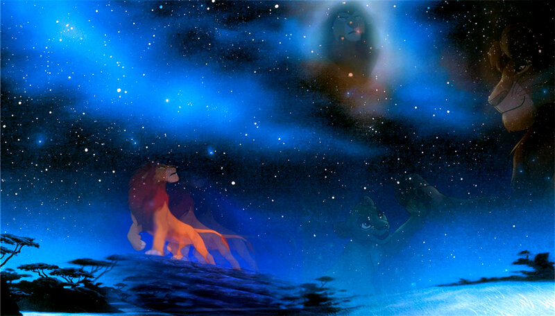 Simba under the stars