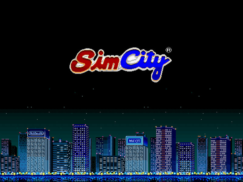 SimCity title screen